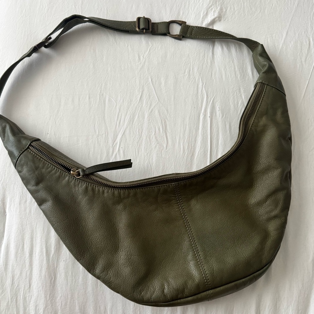 Free People idle hands sling army green